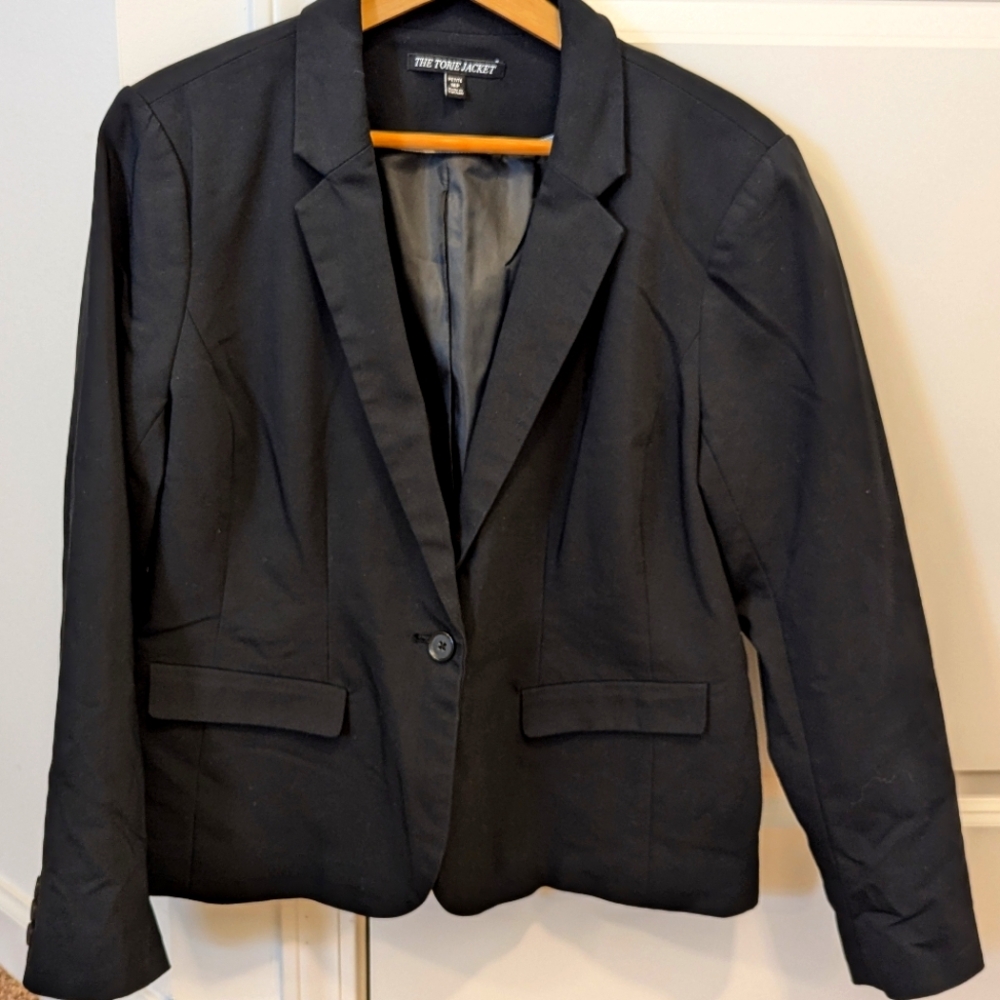 Torie jacket blazer basic black